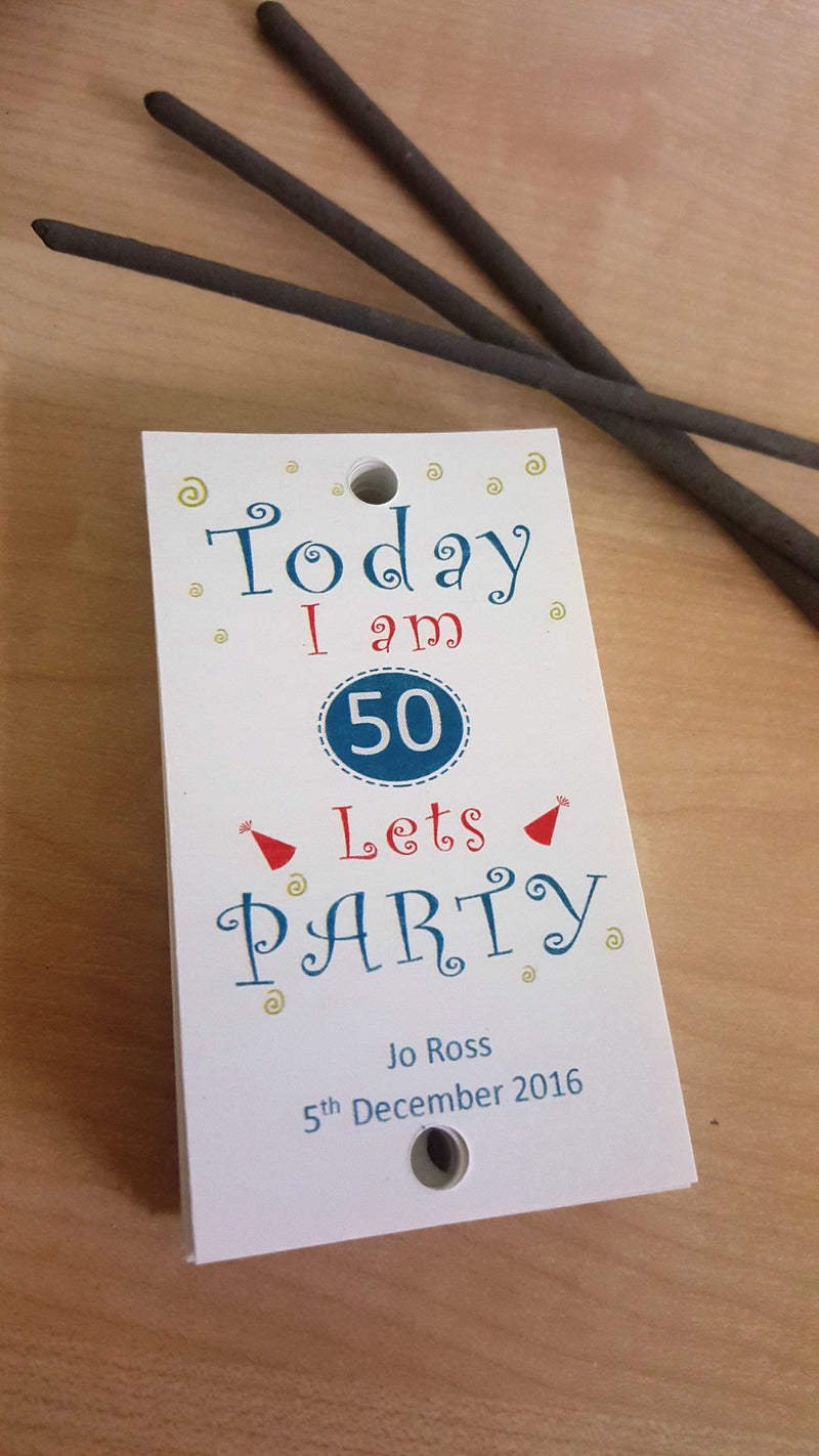 Happy Birthday To Jo Who Bought Our Birthday Sparkler Tags