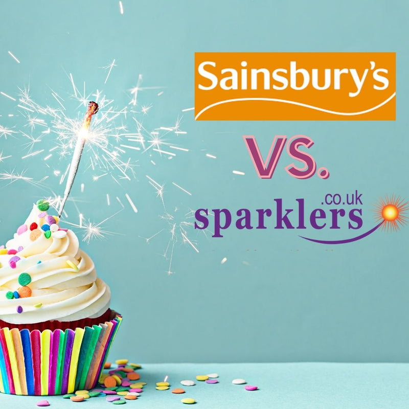 Sainsburys Sparklers vs Sparklers.co.uk