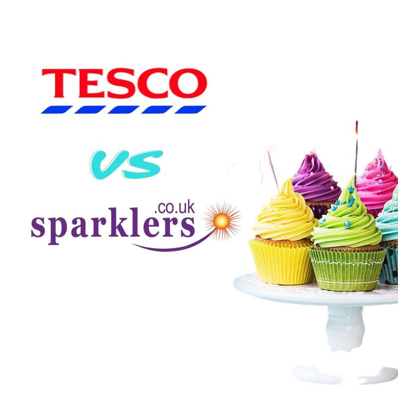 Tesco Sparklers vs Sparklers.co.uk