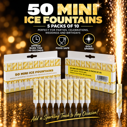 Mini Ice Fountains (Gold)