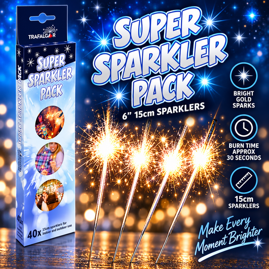 6" (15cm) Super Sparklers