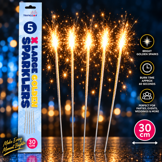 12" (30cm) Golden Sparklers