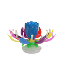 Flower Power Revolving Music Candle