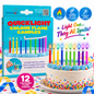 Quick Light Birthday Candles (Coloured Flame)