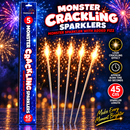 18" (45cm) Monster Crackling Sparklers