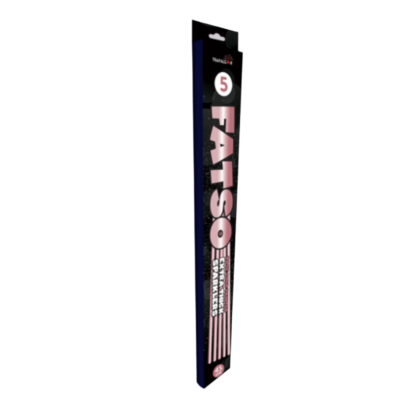 Fatso Sparklers Rose Gold Painted 45cm (Pack of 150)