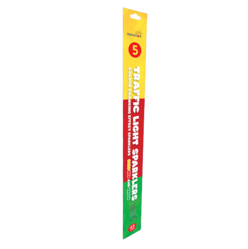 Traffic Light Sparklers - (pack of 5)