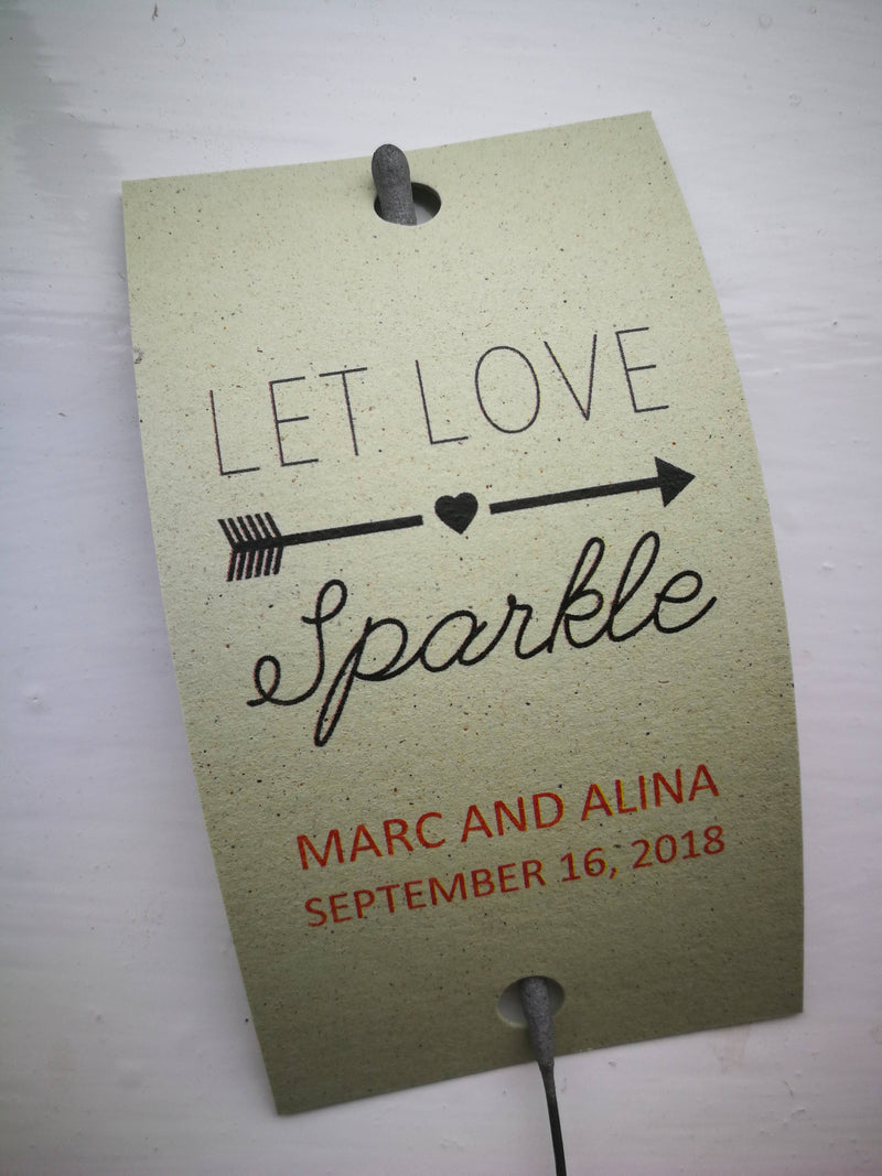 Sparkler Tags - Sparkler Tags With FREE Gold Effect Sparklers