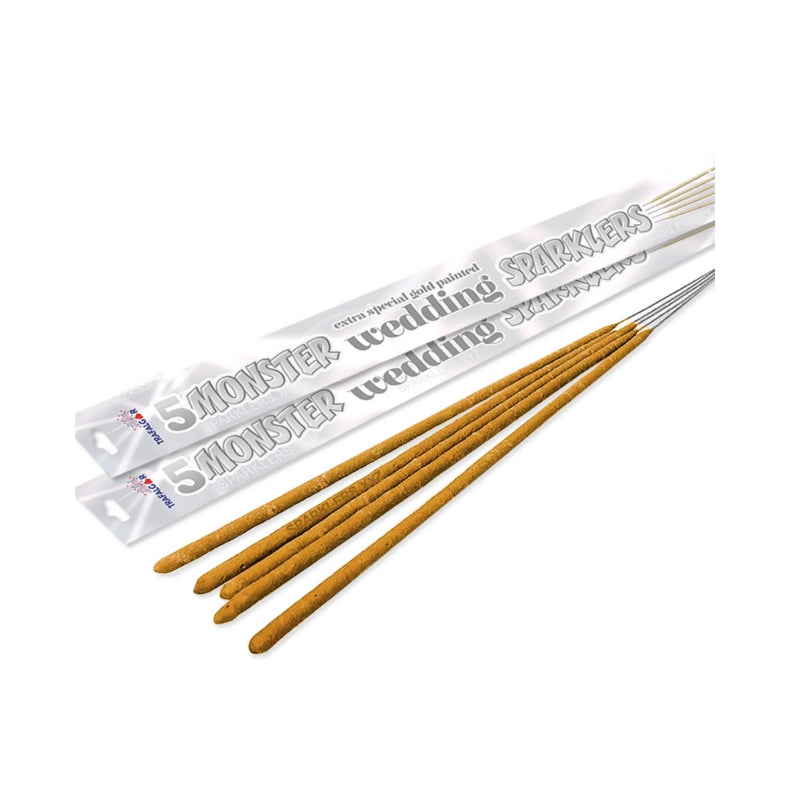 Bulk Buy 18" Inch Extra Long Sparklers Gold Coated (PACK OF 100)