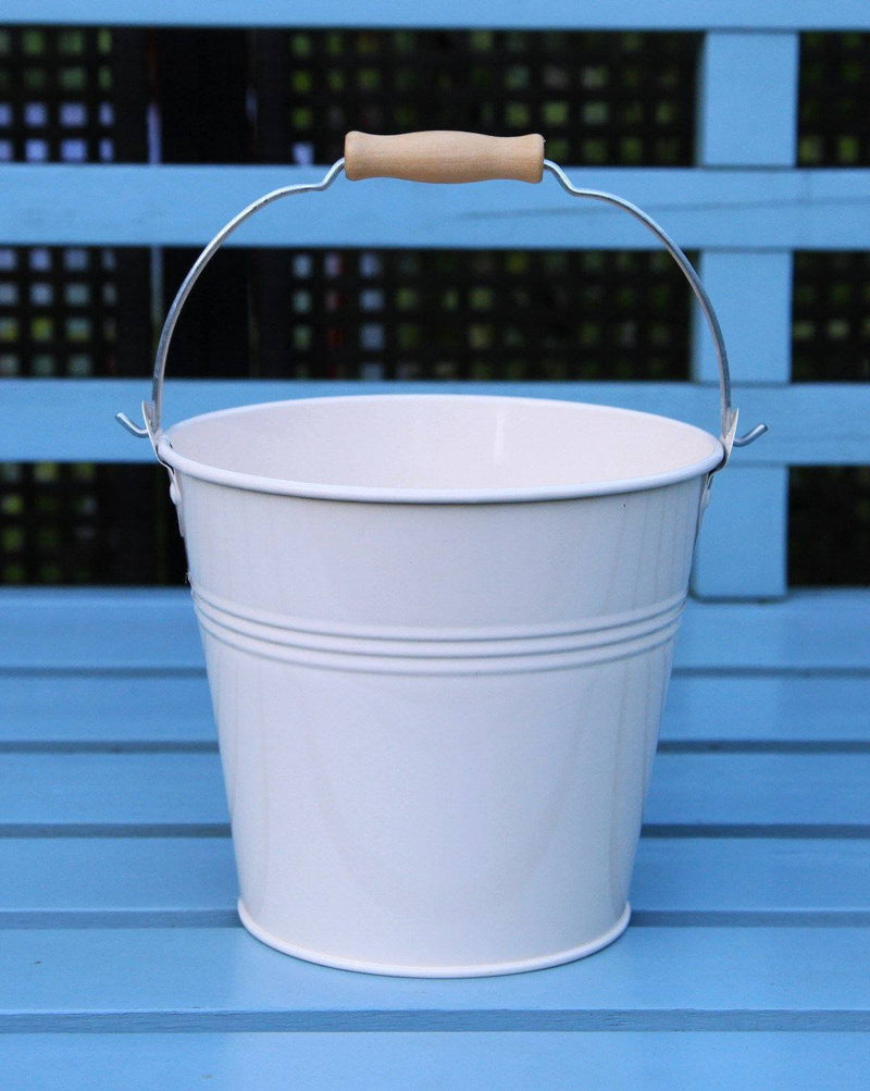Bucket - Set Of 1 - Wedding Sparkler Bucket 16 Cm (Cream)