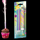 Happy Birthday 15cm Ice Fountain Sparklers With 12 Candles Indoor Use (PACK OF 13)