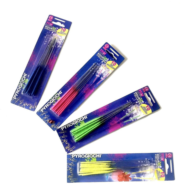 7" Colour Coated Sparklers (PACK OF 10)