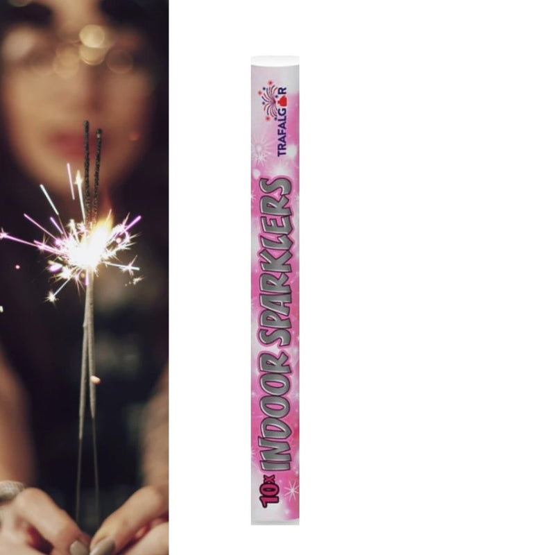 Pack Of 10 Trafalgar - 10 cm Small Mini Sparklers