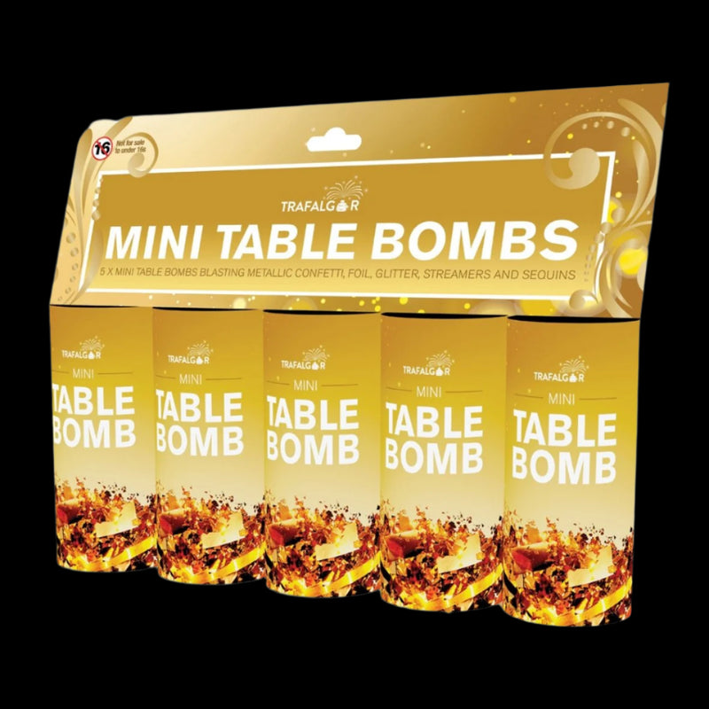 Trafalgar- Mini Table Bombs  (PACK OF 5)